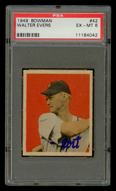 1949 Bowman Hoot Evers #42