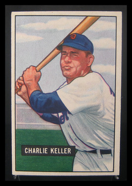 1951 Bowman Charlie Keller #177