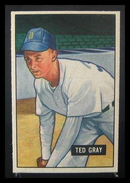 1951 Bowman Ted Gray #178