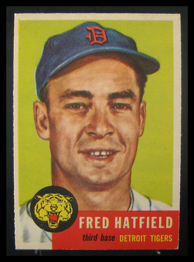 1953 Topps Fred Hatfield #163