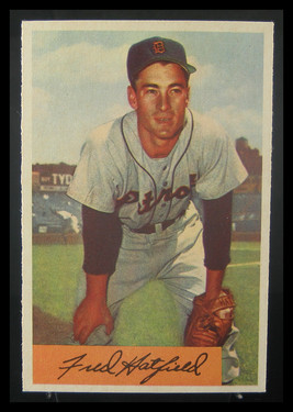 1954 Bowman Fred Hatfield #119