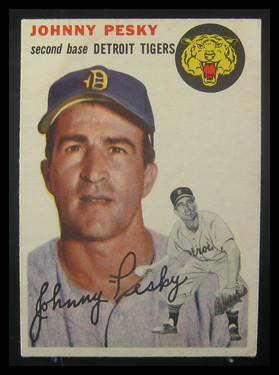 1954 Topps Johnny Pesky #63