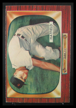 1955 Bowman Fred Hatfield #187