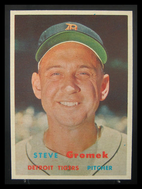 1957 Topps Steve Gromek #258