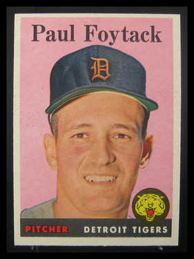 1958 Topps Paul Foytack #282