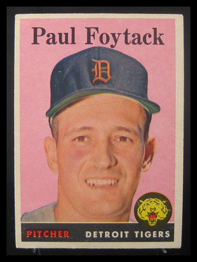 1958 Topps Paul Foytack #282