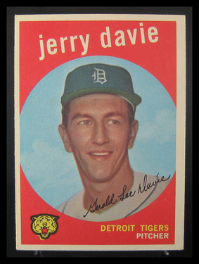 1959 Topps Jerry Davie #256