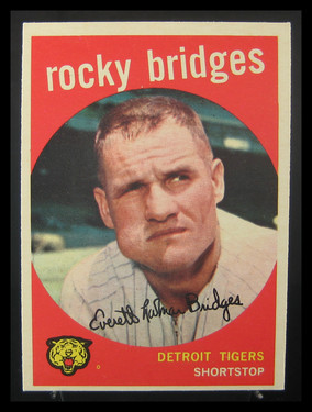 1959 Topps Rocky Bridges #318