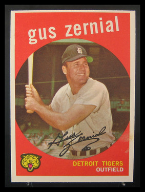 1959 Topps Gus Zernial #409