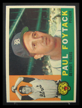 1960 Topps Paul Foytack #364