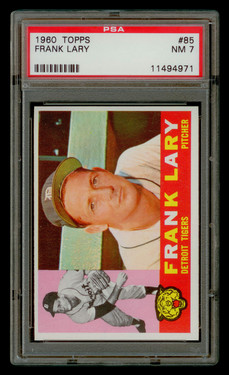 1960 Topps Frank Lary #85