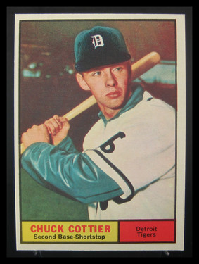 1961 Topps Chuck Cottier #13