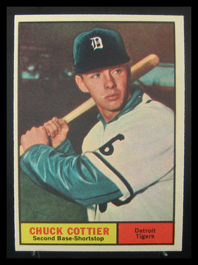 1961 Topps Chuck Cottier #13