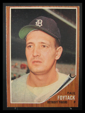 1962 Topps Paul Foytack #349