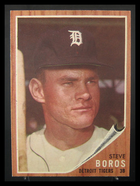 1962 Topps Steve Boros #62