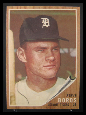 1962 Topps Steve Boros #62