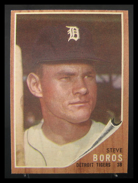 1962 Topps Steve Boros #62