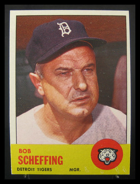 1963 Topps Bob Scheffing #134