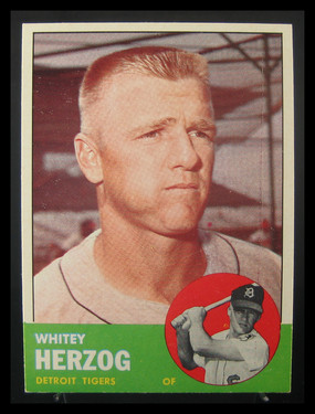 1963 Topps Whitey Herzog #302