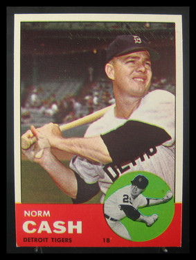 1963 Topps Norm Cash #445