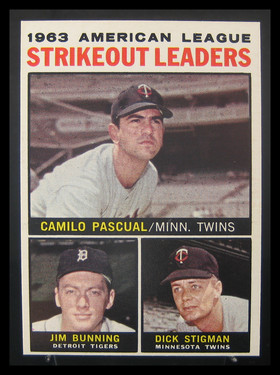 1964 Topps AL Strikeout Leaders #6