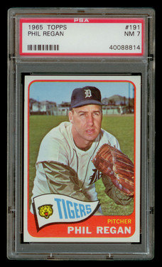 1965 Topps Phil Regan #191