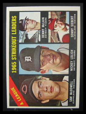 1966 Topps AL Strikeout Leaders #226