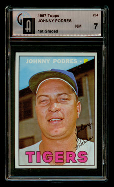 1967 Topps Johnny Podres #284