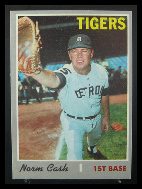 1970 Topps Norm Cash #611