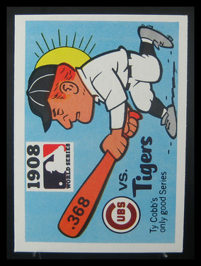 1971 Fleer World Series Ty Cobb #6