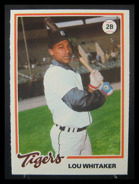 1978 Topps Burger King Lou Whitaker #13