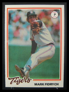 1978 Topps Burger King Mark Fidrych #4