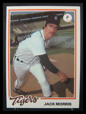 1978 Topps Burger King Jack Morris #8