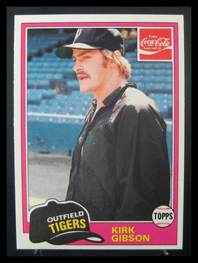 1981 Topps Coca-Cola Kirk Gibson #11