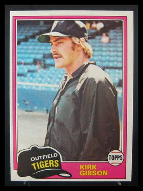 1981 Topps Kirk Gibson #315