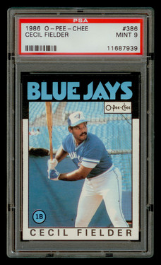 1986 O-Pee-Chee Cecil Fielder #386