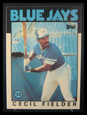 1986 Topps Tiffany Cecil Fielder #386