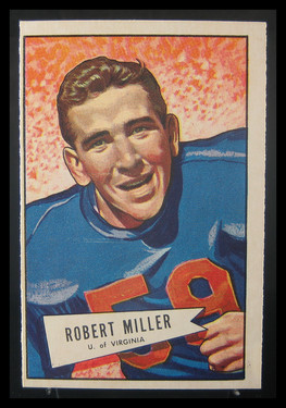 1952 Bowman Large Bob Miller #27