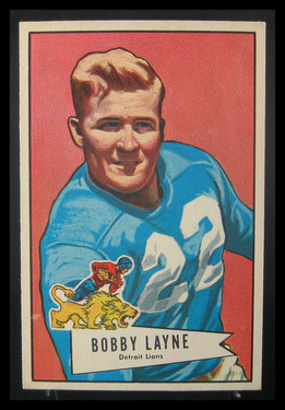 1952 Bowman Large Bobby Layne #78