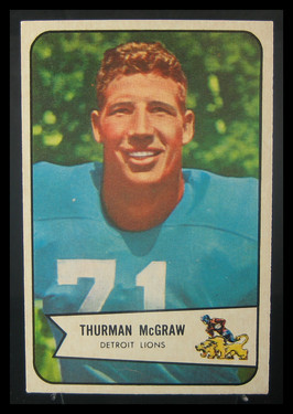 1954 Bowman Thurman McGraw #91