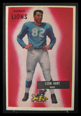 1955 Bowman Leon Hart #19