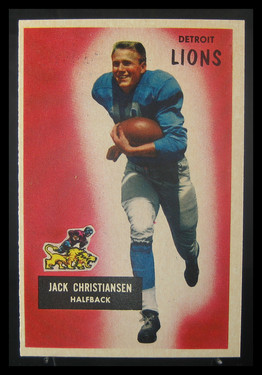 1955 Bowman Jack Christiansen #28