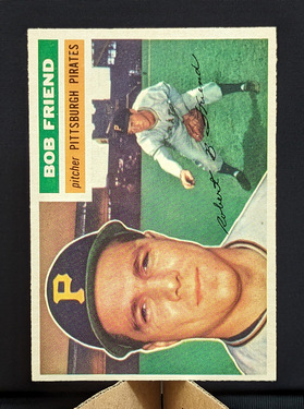 1956 Topps Bob Friend #221