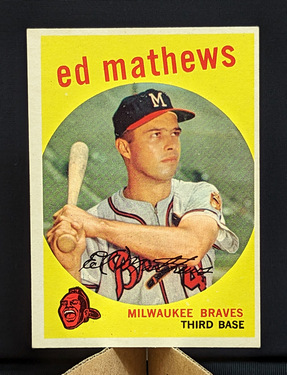 1959 Topps Eddie Mathews #450