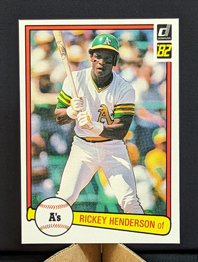 1982 Donruss Rickey Henderson #113