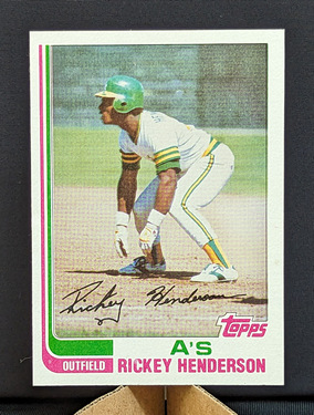 1982 Topps Rickey Henderson #610