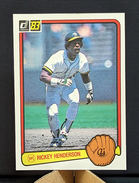 1983 Donruss Rickey Henderson #35