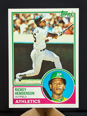 1983 Topps Rickey Henderson #180