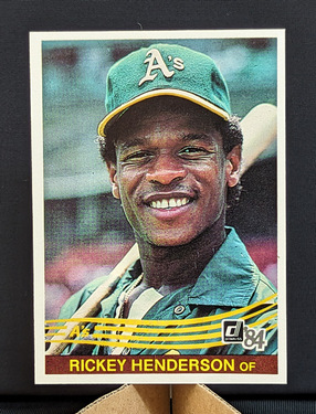 1984 Donruss Rickey Henderson #54