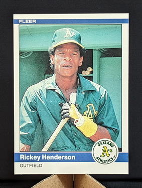 1984 Fleer Rickey Henderson #447